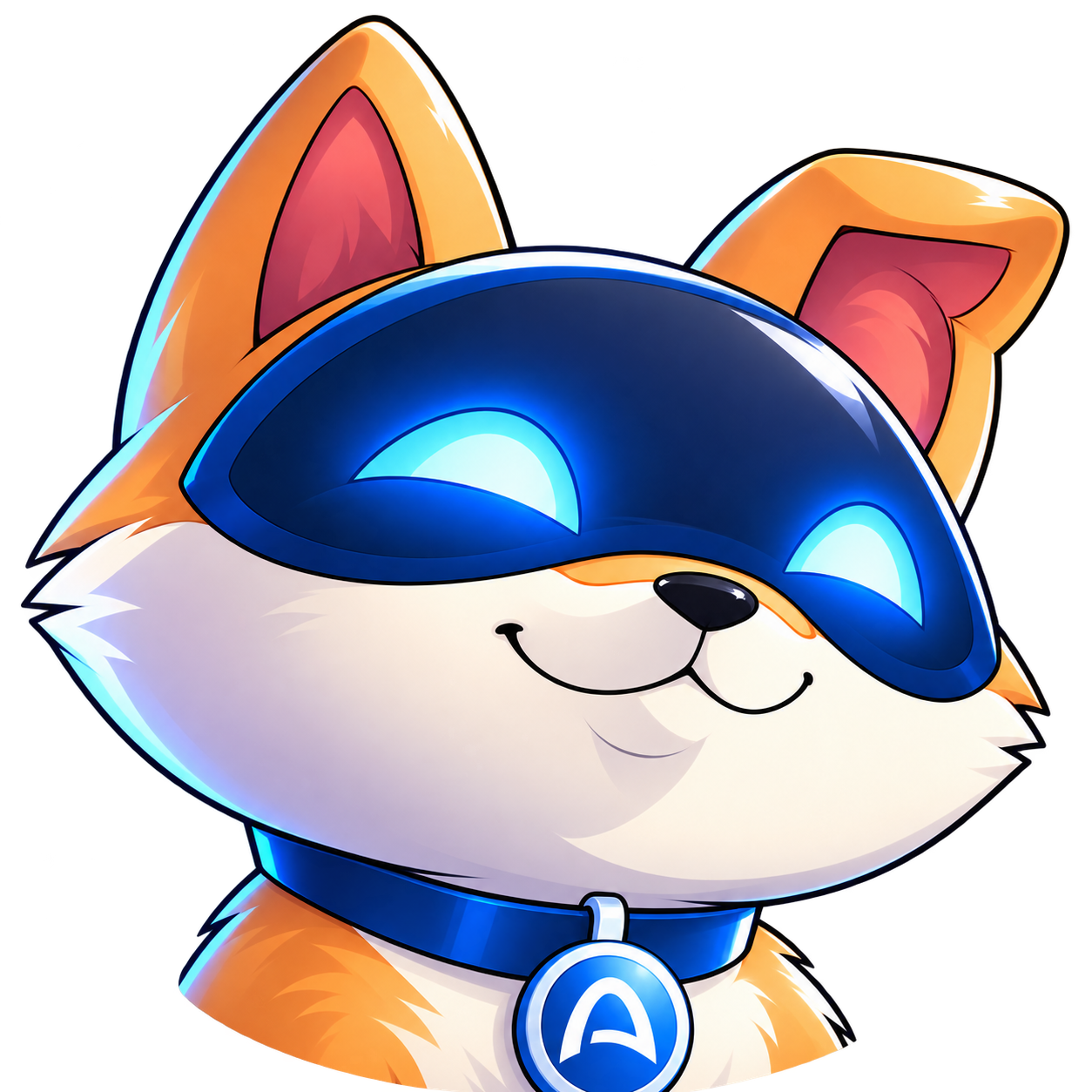 ARCI looking quietly confident through his blue visor